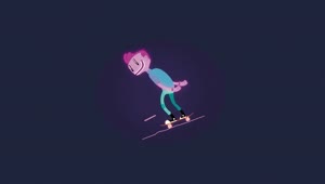 Retro Skateboarding Boy HD Live Wallpaper For PC