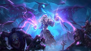 Frost Lich Jaina Hearthstone Knights Of The Frozen Throne HD Live Wallpaper For PC