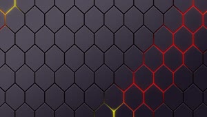 Neon Hexagon Magma HD Live Wallpaper For PC