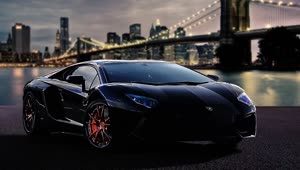 Black Lamborghini HD Live Wallpaper For PC