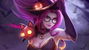 Bewitching Janna League Of Legends HD Live Wallpaper For PC