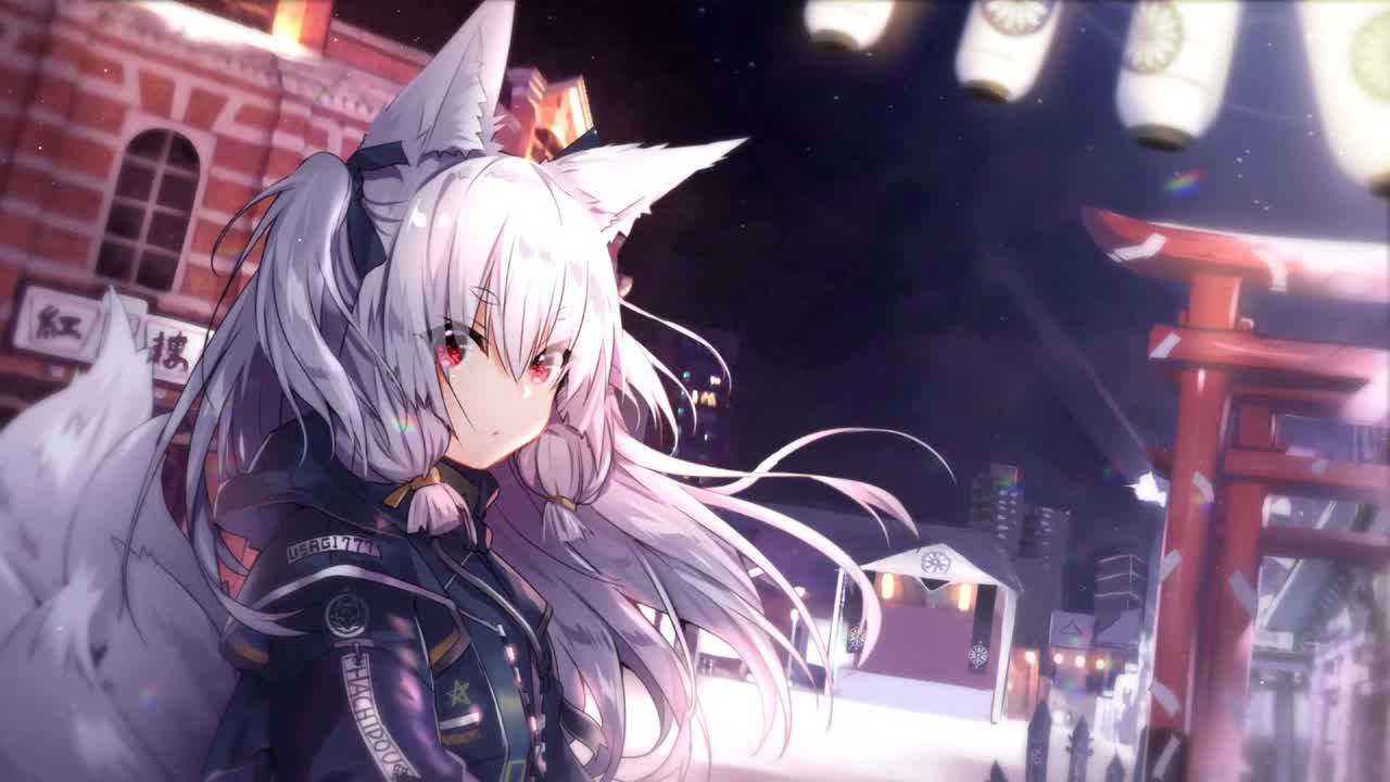 Download Anime Fox Girl HD Live Wallpaper For PC
