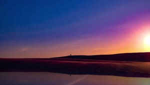 Sunset Lake HD Live Wallpaper For PC