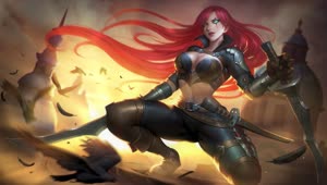 The Sinister Blade Katarina League Of Legends HD Live Wallpaper For PC