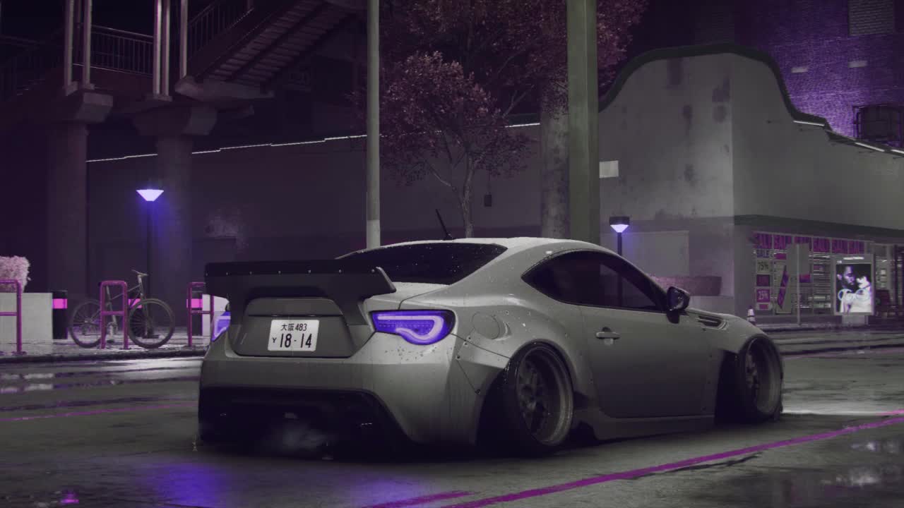 Wallpaper Night, Smoke, Drift, Toyota, Drift, Car, Toyota, GT86 for mobile  and desktop, section toyota, resolution 1920x1080 - download