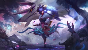 Spirit Blossom Kindred League Of Legends HD Live Wallpaper For PC