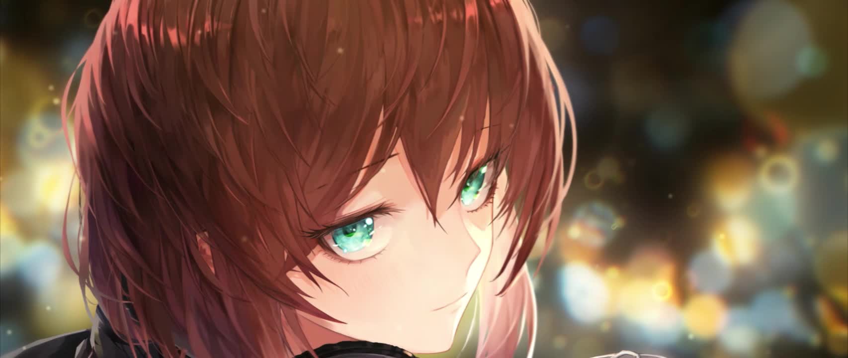 Download Anime Girl With Red Hair And Green Eyes HD Live Wallpaper For PC