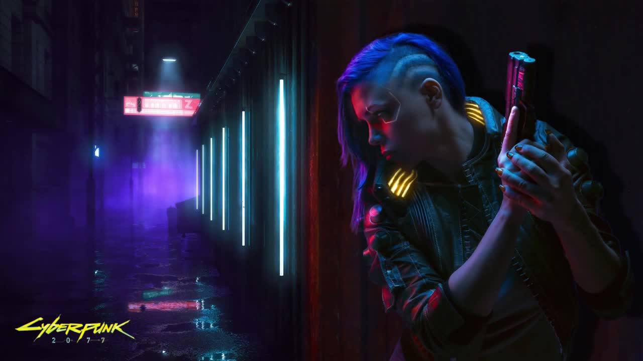 Download Hide And Seek Cyberpunk 2077 HD Live Wallpaper For PC
