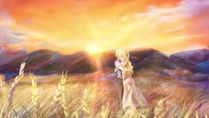 Hisao Nakai Hugging Lilly Satou In The Field Katawa Shoujo HD Live Wallpaper For PC