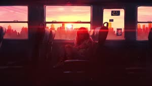 Lonely Girl On The Train HD Live Wallpaper For PC