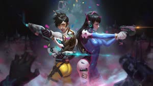 Dva And Tracer Overwatch HD Live Wallpaper For PC
