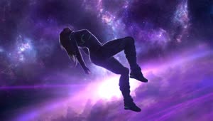 Space Travel Girl In Space HD Live Wallpaper For PC