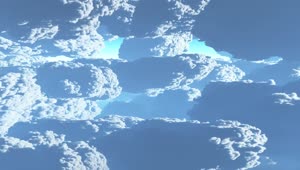 Stock Video 3d animation of clouds in the sky PC Live Wallpaper
