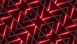 Stock Video 3d moving surface with red triangles lights PC Live Wallpaper