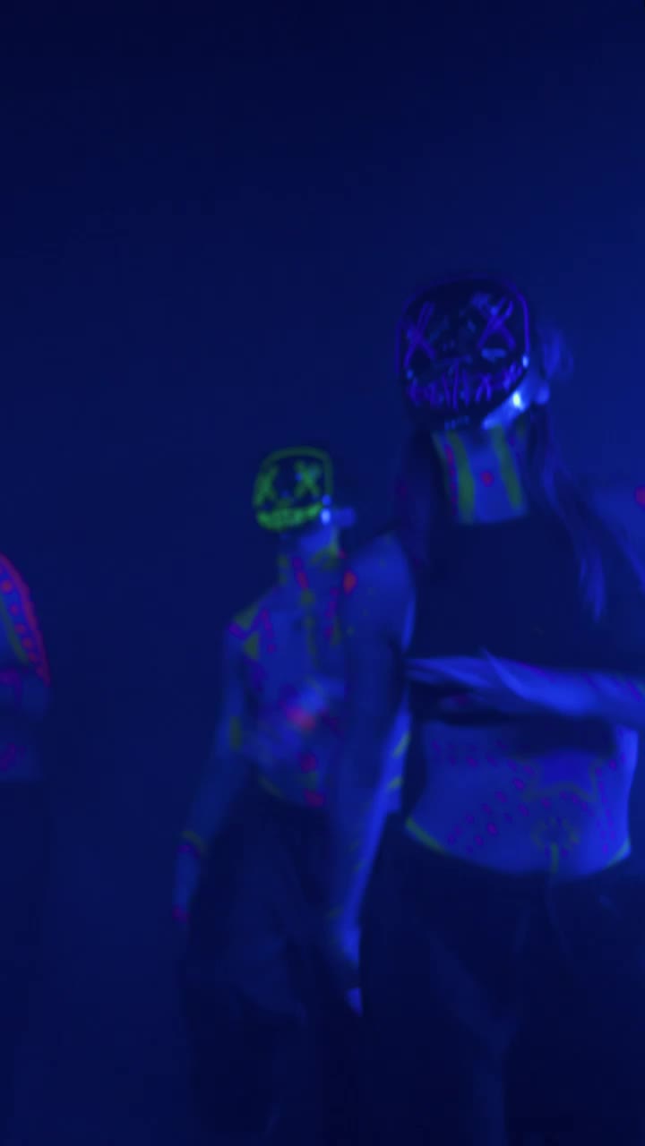 Download Stock Video A Boy And A Girl Dancing With A Mask Live Wallpaper for PC