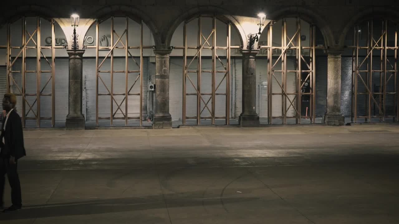 Download Stock Video A Couple Walks At Night In The Street Live Wallpaper for PC