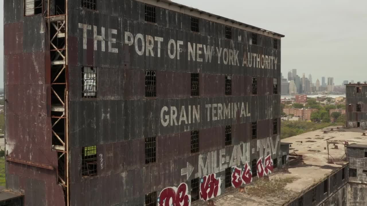 Download Stock Video Abandoned Building In The Port Of New York Live Wallpaper for PC