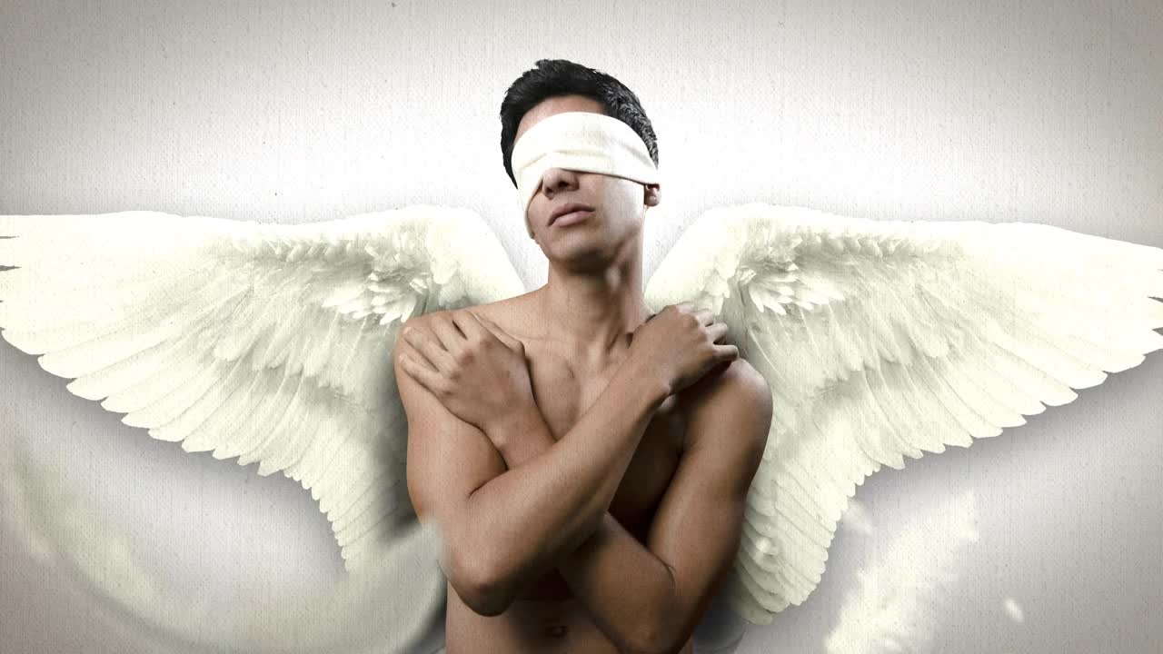 Download Stock Video Abstract Animated Image Of A Man With Wings Live Wallpaper for PC