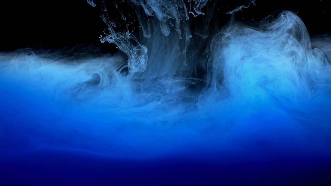 Download Stock Video Abstract Blue Clouds Under Water Live Wallpaper for PC