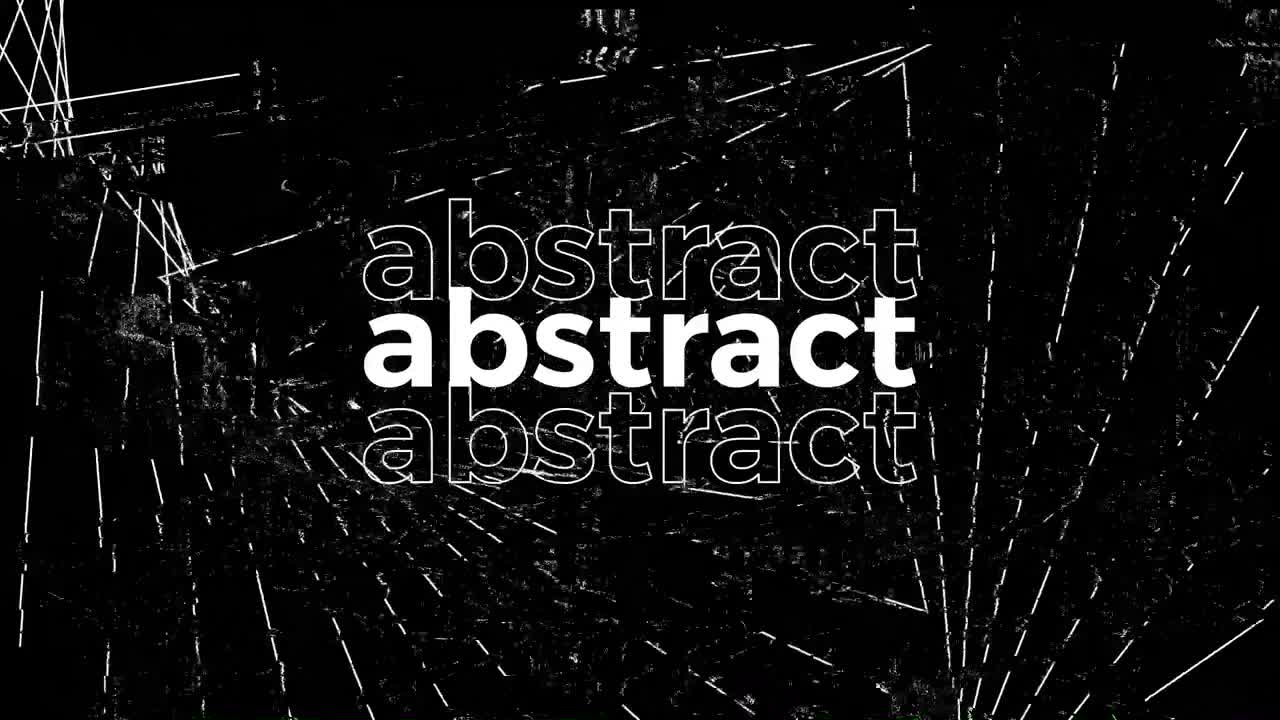 Download Stock Video Abstract Glitch Title Live Wallpaper for PC