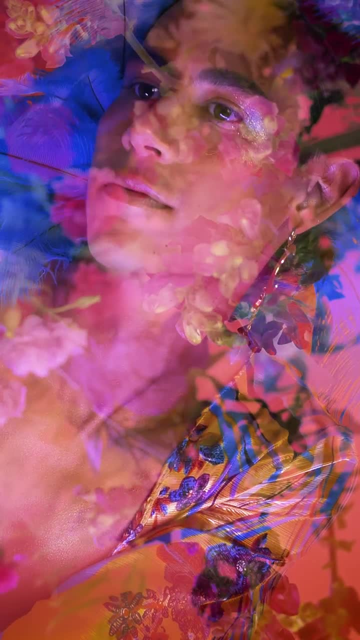 Download Stock Video Abstract Lgbtq Video Of A Boy Appreciating Flowers Live Wallpaper for PC