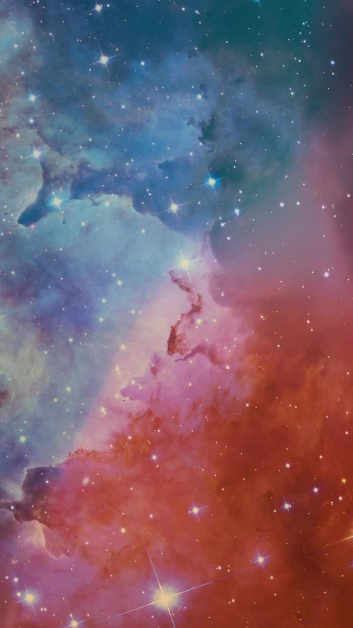 Download Stock Video Abstract Video Of Space Covered By A Nebula And Stars Live Wallpaper for PC
