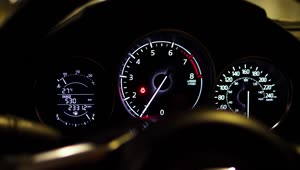 Stock Video Accelerating Car Dashboard Live Wallpaper for PC