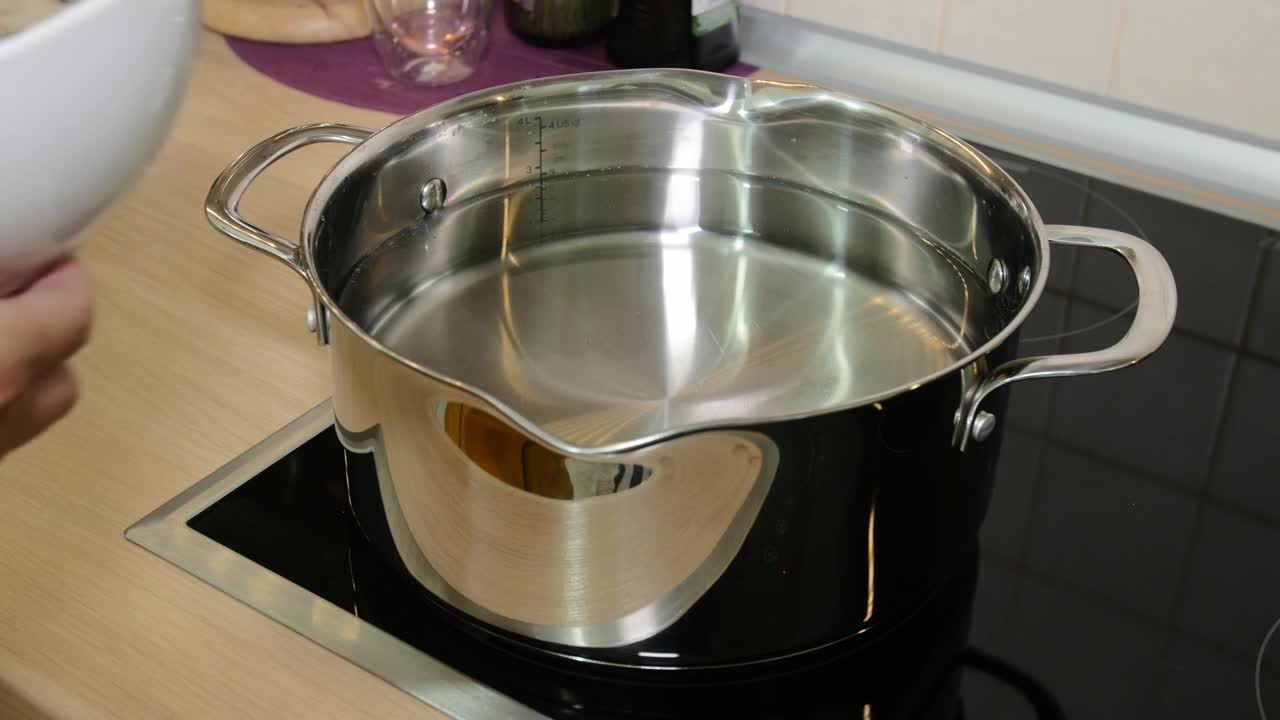 Download Stock Video Adding Cut Mushrooms To A Pan Live Wallpaper for PC