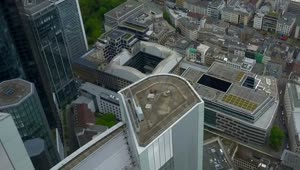 Stock Video Aerial High View Of The City Of Frankfurt Live Wallpaper for PC
