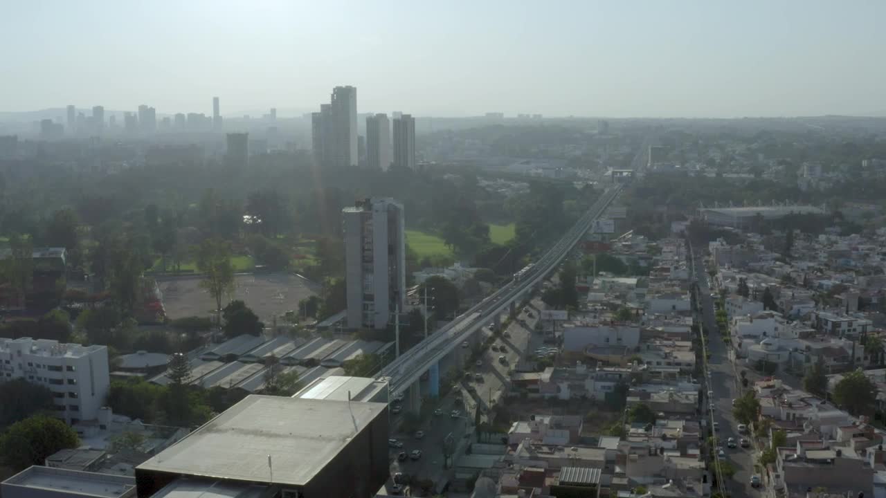 Download Stock Video Aerial Landscape Of A Huge City Live Wallpaper for PC