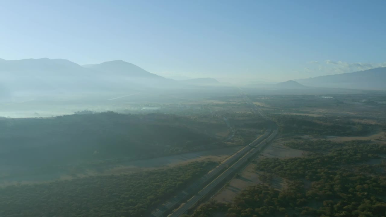 Download Stock Video Aerial Panorama Around A Long Highway Live Wallpaper for PC