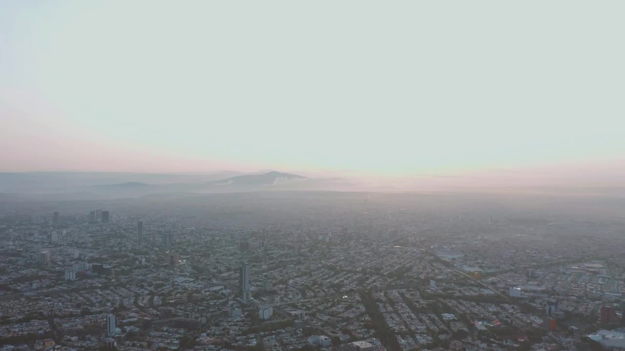 Download Stock Video Aerial View Of A City During The Morning Live Wallpaper for PC