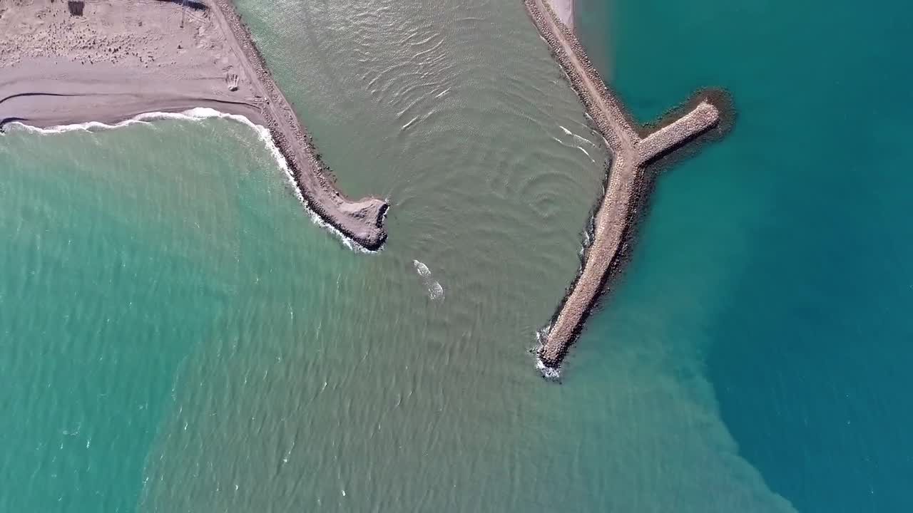 Download Stock Video Aerial View Of A River And Crop Fields Live Wallpaper for PC