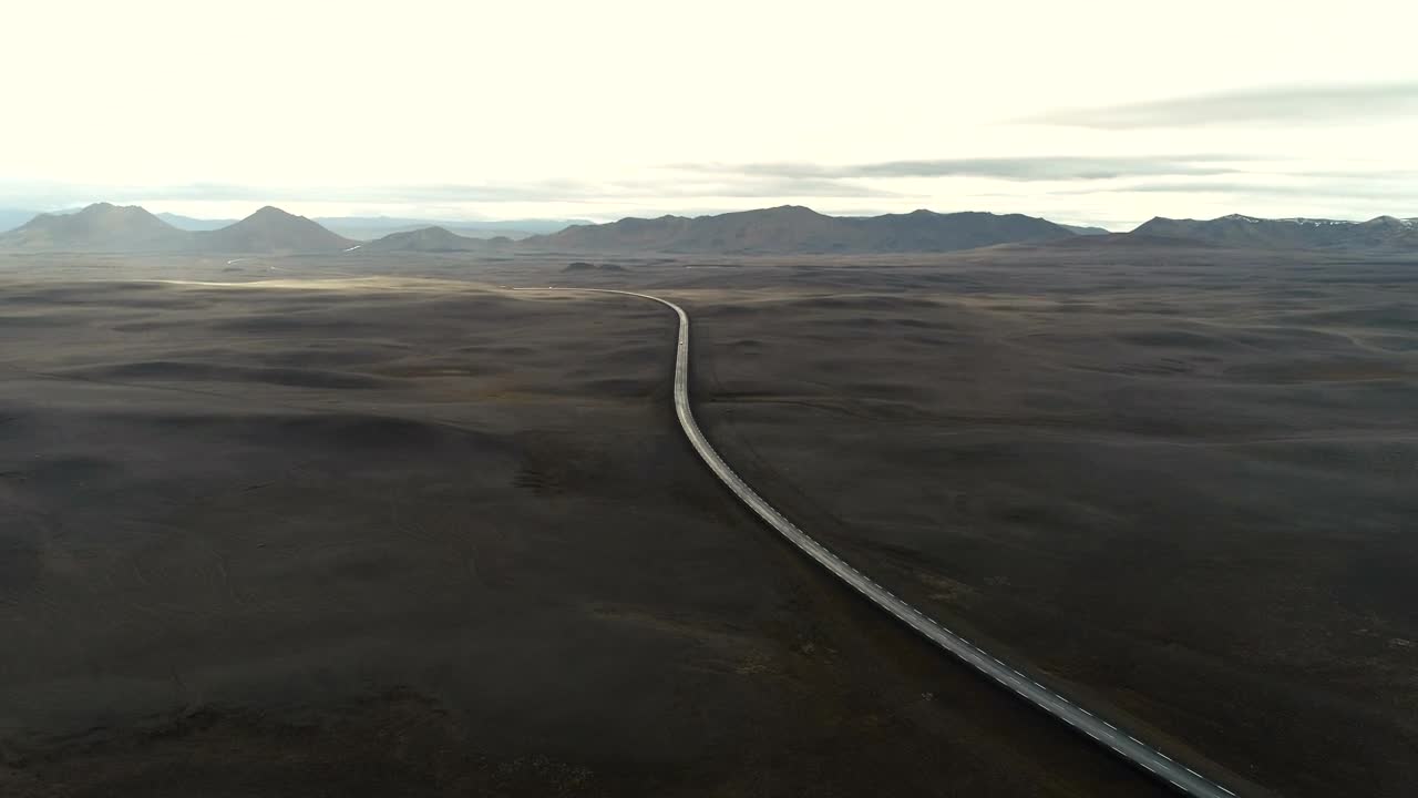 Download Stock Video Aerial View Of A Road And The Mountains Live Wallpaper for PC