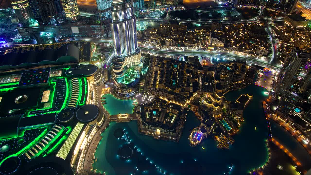 Download Stock Video Aerial View Of Dubai Downtown Live Wallpaper for PC