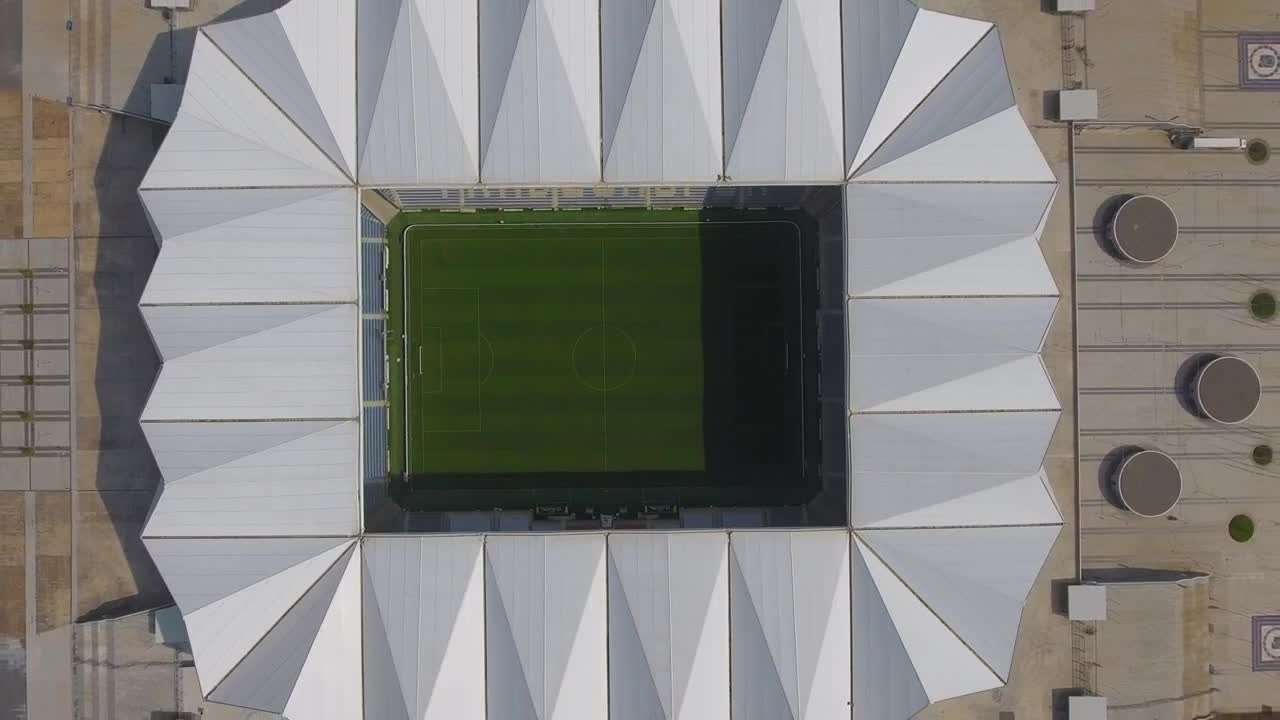 Download Stock Video Aerial View Of Modern Stadium Live Wallpaper for PC