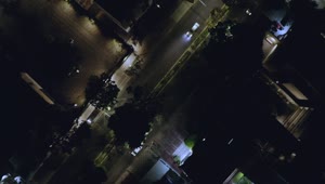 Stock Video Aerial View Of Street With Car Traffic Live Wallpaper for PC