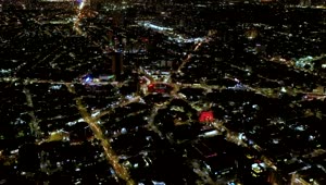 Stock Video Aerial View Of The City In Quick Motion Live Wallpaper for PC