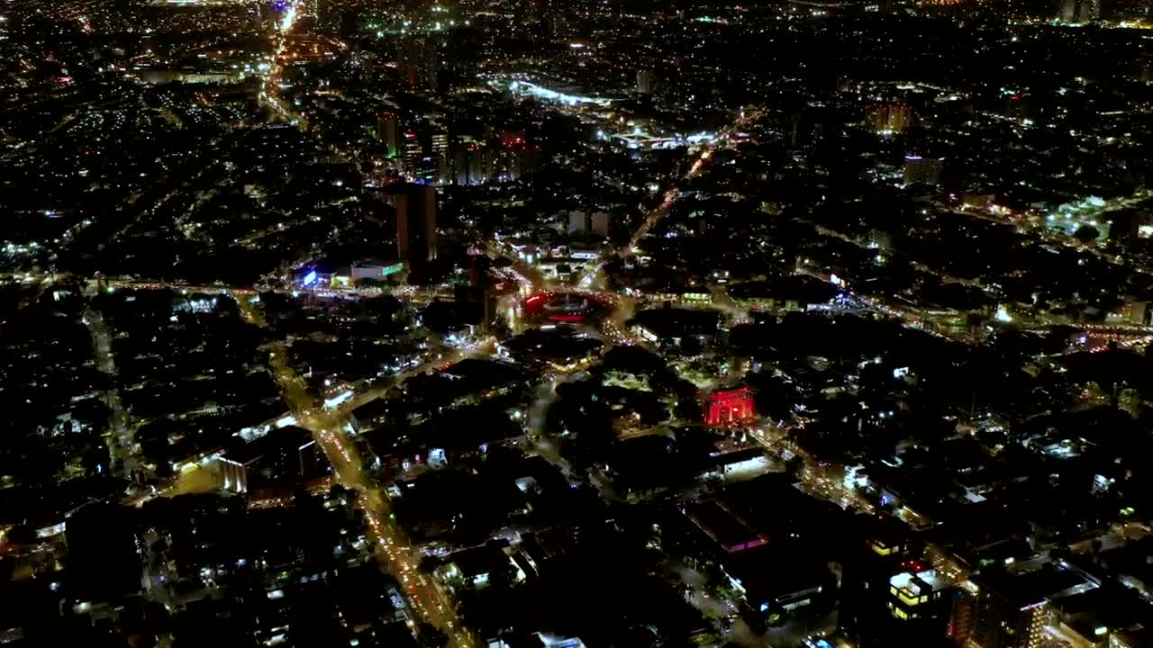 Download Stock Video Aerial View Of The City In Quick Motion Live Wallpaper for PC
