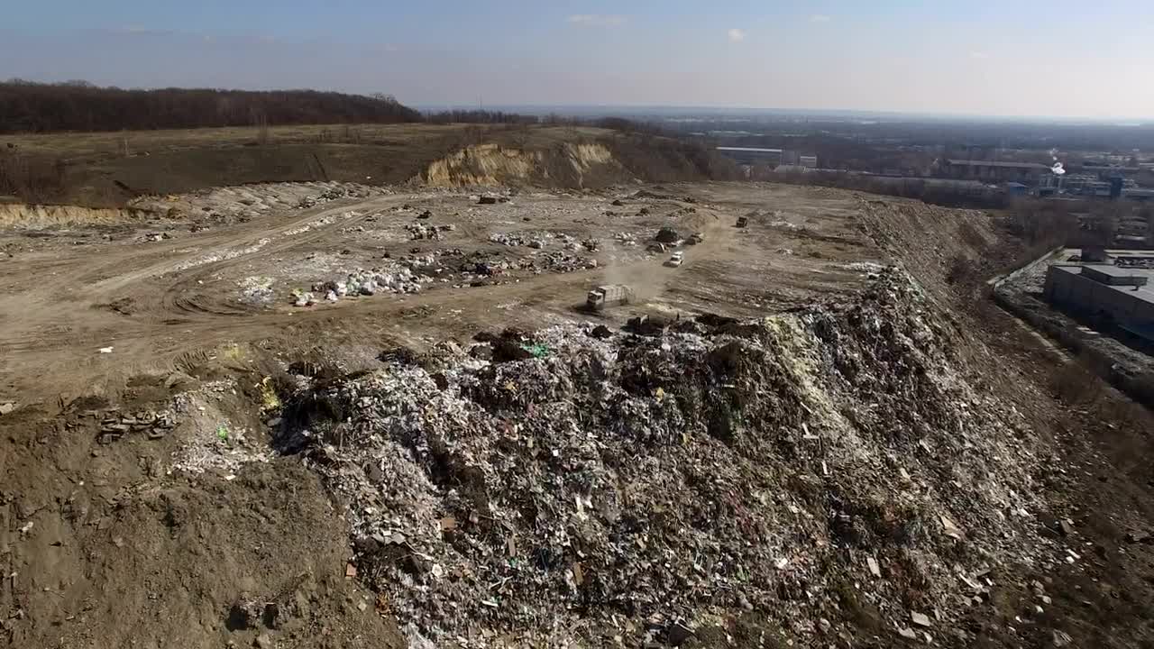 Download Stock Video Aerial View Of The Dump Live Wallpaper for PC