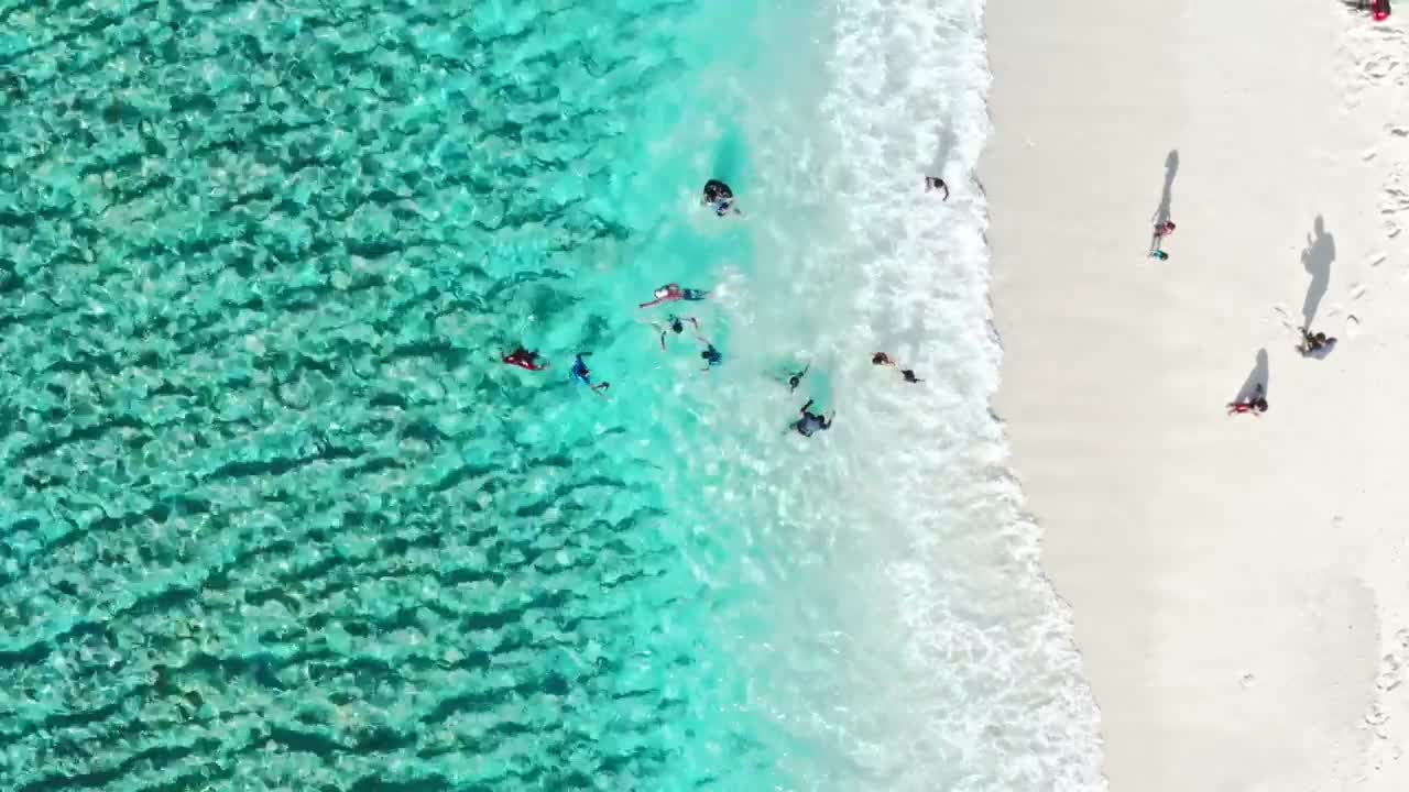 Download Stock Video Beach Front With Children Playing Live Wallpaper For PC