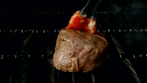 Stock Video Basting A Steak On The Fire Live Wallpaper For PC