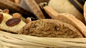 Stock Video Basket With Low Calorie Wheat Crackers Live Wallpaper For PC