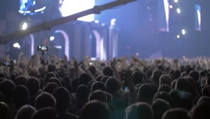 Stock Video Audience Waving Their Hands Live Wallpaper For PC