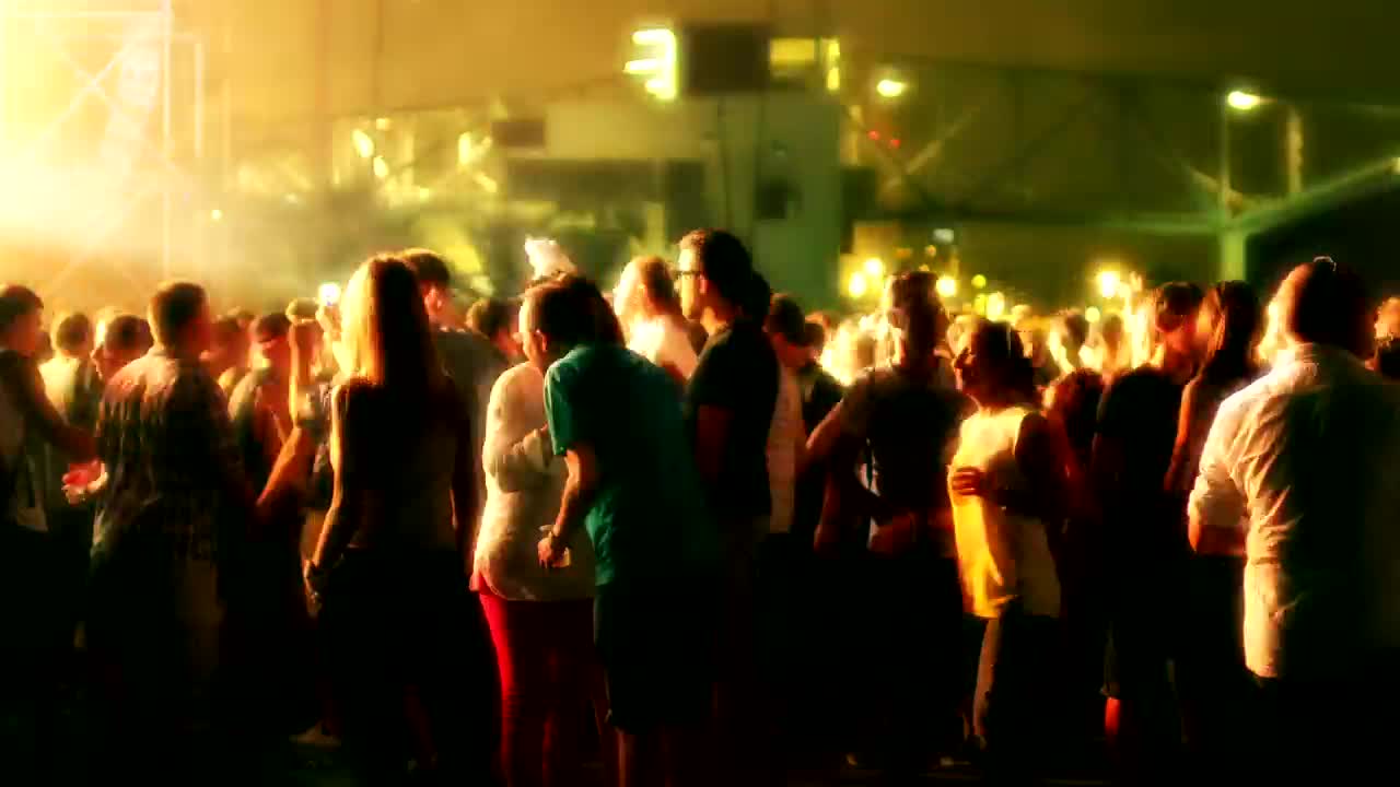 Download Stock Video Audience Of A Music Festival Live Wallpaper For PC