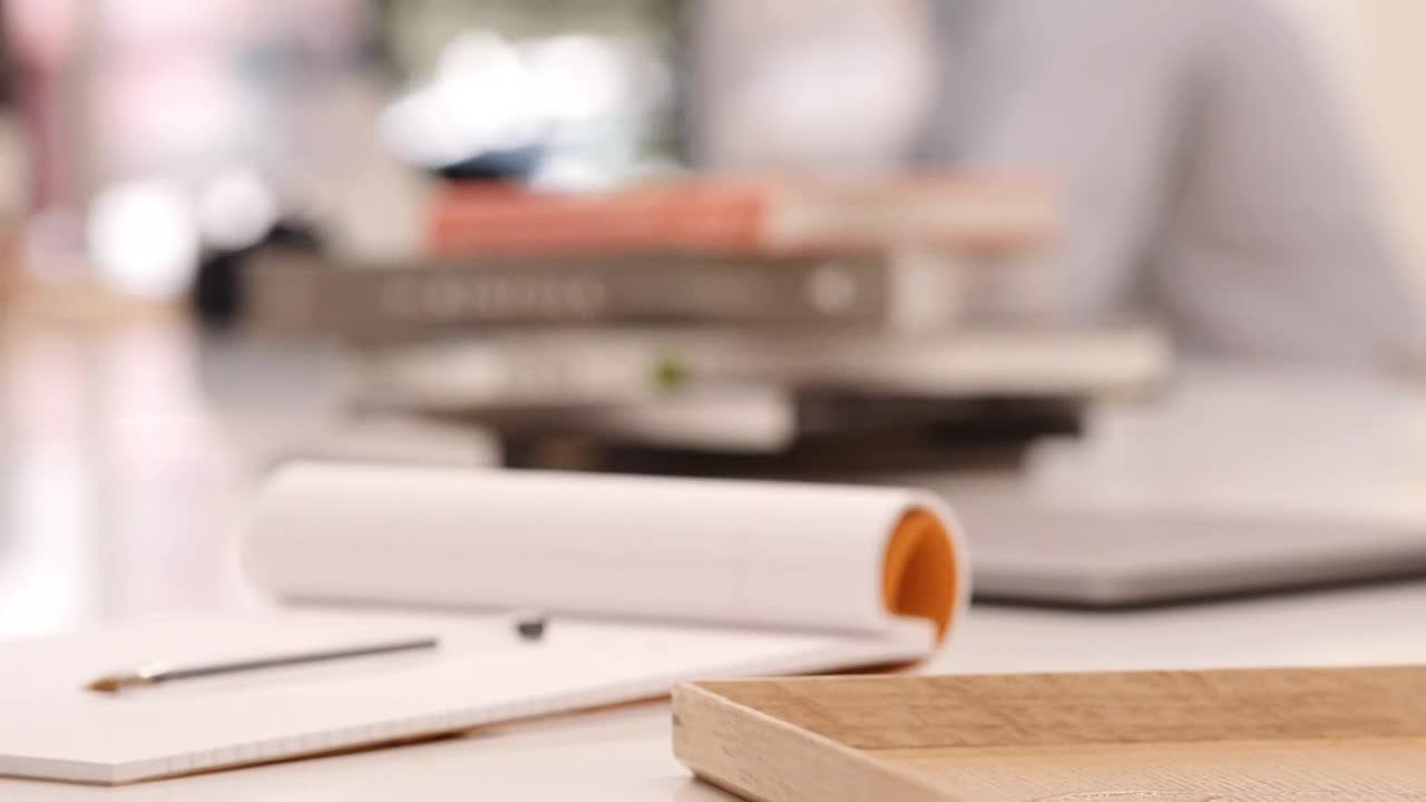 Download Stock Video At A Cafe Making Notes In A Book Live Wallpaper For PC