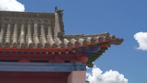 Stock Video Asian Temple Roof Live Wallpaper For PC