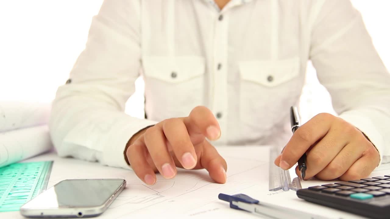 Download Stock Video Architect In His Studio Thinking Ideas Live Wallpaper For PC