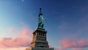 Stock Video Animation Of The Statue Of Liberty Time Lapse Live Wallpaper For PC