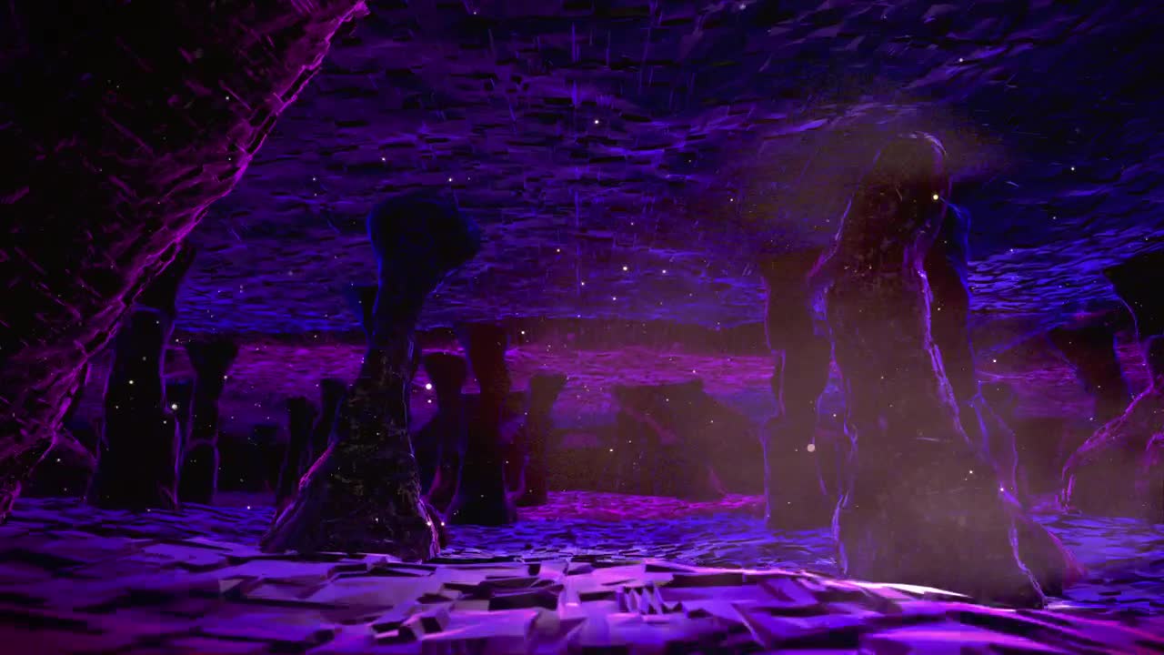 Download Stock Video Animation Of A Cave With Alien Style Live Wallpaper For PC